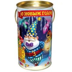 Сладкий новогодний подарок Туба Гостевик 800 грамм стандарт